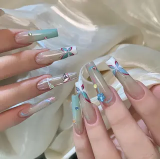 ネイル 長さだし専門店 M2 rikaのネイルデザイン