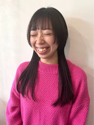 セミロング ブリーチ／デザイン／ 🫟Rurika🫟のヘアスタイル