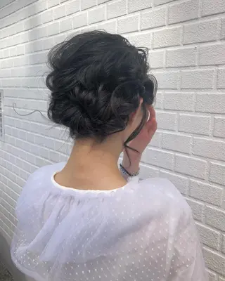 ミディアム ヘアアレンジ ✨韓国風カット/艶髪 カラー✨yumeのヘアスタイル