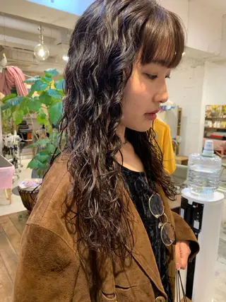 ミディアム カラー パーマ 【takk】 ナカヤママサヨシのヘアスタイル