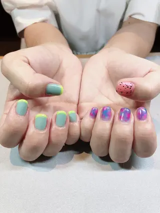 ネイル iiloo aromaworksのネイルデザイン