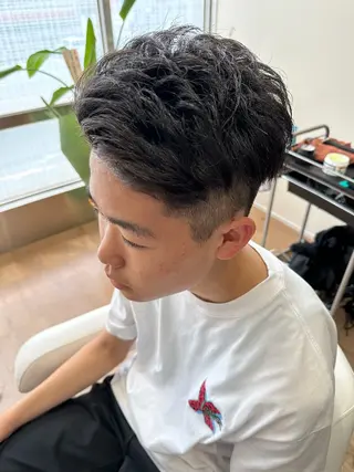 ショート 【似合わせ】 藤原 拓徒のヘアスタイル