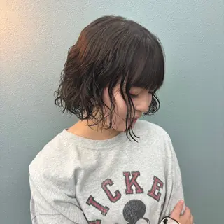 ミディアム パーマ レイヤー/髪質改善 🫧小町 紗耶華のヘアスタイル