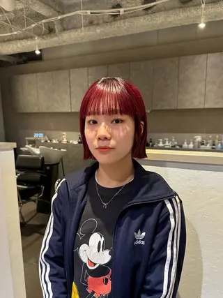 ショート カラー 渚音 nanoのヘアスタイル