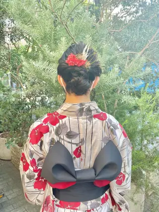 ロング カラー ヘアアレンジ ネイル マツエク・マツパ 韓国マツエク/まつパ 🎀misaki🎀のマツエク・マツパデザイン