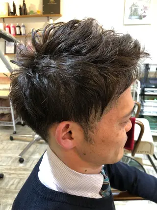 ショート メンズ 【垢抜け大人髪】 TIARA西山のヘアスタイル