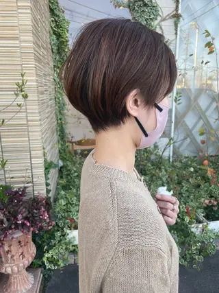 ショート カラー 鶴岡で縮毛矯正なら お任せ！ハヤシナオミのヘアスタイル
