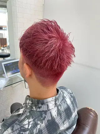 ショート カラー メンズ flui hair所属・ショート✨美髪矯正✨ wasaiのヘアスタイル