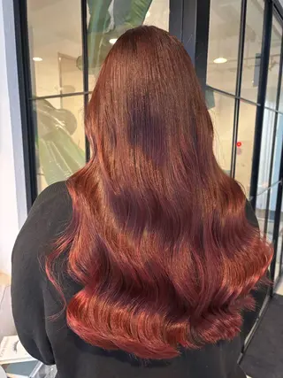 ロング カラー ベージュカラー🌿 新潟駅/青木結月のヘアスタイル