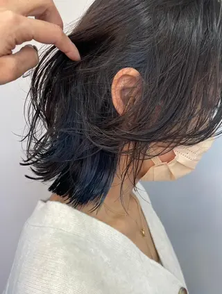 ミディアム カラー N° aria 三軒茶屋のヘアスタイル