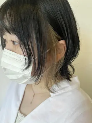 ミディアム カラー 伊藤ゆかり/髪質改善 /透明感カラーのヘアスタイル