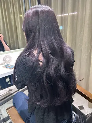 ロング カラー 🌟デザインカラー 久保悠那のヘアスタイル