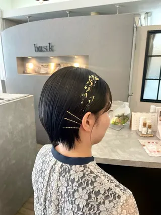 ヘアアレンジ VISAGE ba.sk 金子詩帆のヘアスタイル