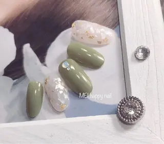 ネイル 北浦和 自爪育成ケアのネイルデザイン