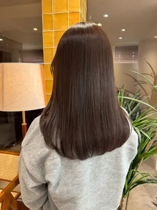 セミロング 透明感のあるモテ艶髪 🫧AYAKAのヘアスタイル