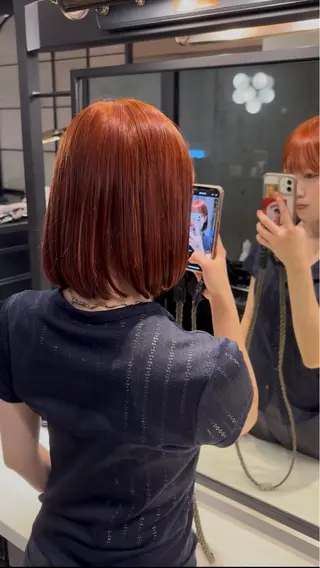 セミロング カラー ROVER所属・Konomura Neneのヘアスタイル