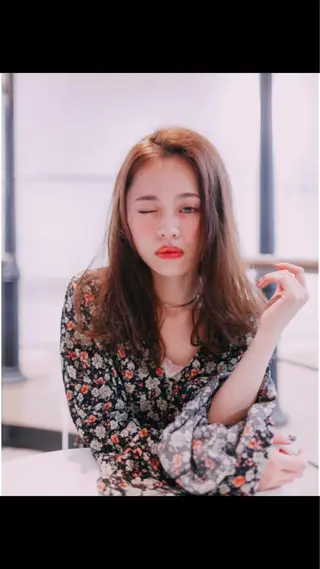 ロング カラー パーマ ヘアアレンジ メンズ人気NO,1 Genieジーニーのヘアスタイル