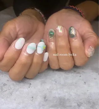 ネイル ﾈｲﾙﾙｰﾑﾘｯｶ 𝐦𝐚𝐲𝐮のネイルデザイン