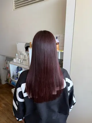 ロング カラー 竹添 有梨沙のヘアスタイル