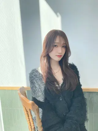 セミロング カラー ヘアアレンジ 【代表】 たき〜のヘアスタイル