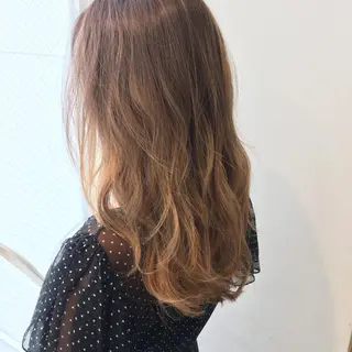 ロング カラー 中山 天地のヘアスタイル