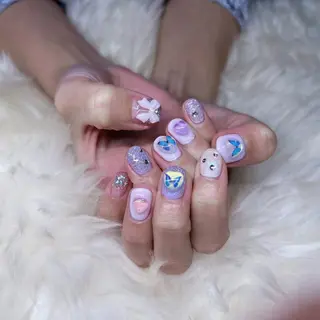 ショート 💜MIYA nail川崎店のネイルデザイン