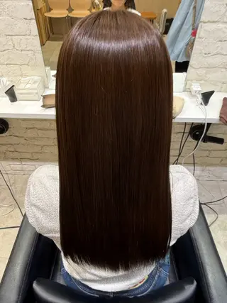 セミロング 髪質改善カラー/ 表参道/龍信のヘアスタイル