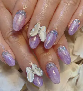 セミロング TAKAMATSU RINAのネイルデザイン