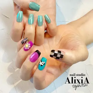 ネイル AlixiA nail studio所属・AlixiA ゆみのネイルデザイン
