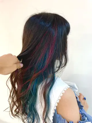 ロング カラー 神野 洸都のヘアスタイル