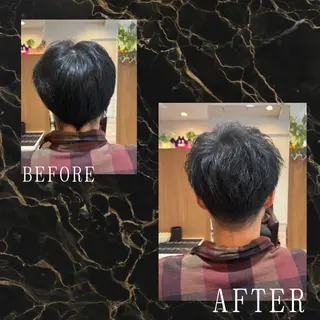 ショート メンズ 🎲Mizukiアイ ＆メンズカット🎲のヘアスタイル