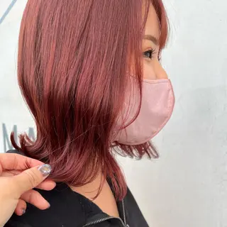 ミディアム 長谷川 未來のヘアスタイル