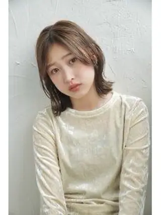 ミディアム 💛大人可愛い 🧡TAICHIROのヘアスタイル