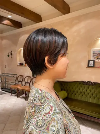 ショート ボブ ホノカのヘアスタイル