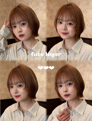 ショート ボブ/透明感カラー /艶髪/しなる🌷のヘアスタイル