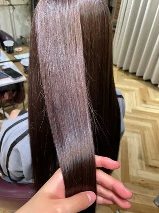 ロング カラー 透明感カラー×ヘア アレンジ🪽しおりのヘアスタイル