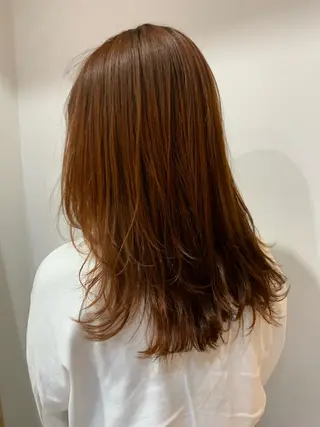 セミロング カラー 中目黒🌼 🌼ハナのヘアスタイル