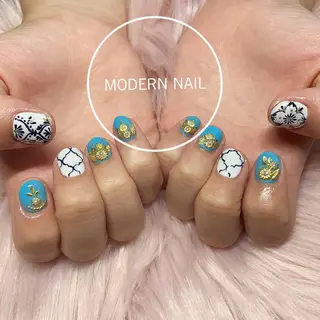 ネイル 小川 玲奈のネイルデザイン