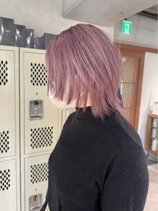 ショート カラー ダブルカラー ブリーチ/kaitoのヘアスタイル