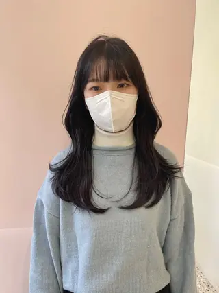 ロング ❤︎︎韓国ヘア❤︎︎ 𝑺𝒉𝒊𝒉𝒐のヘアスタイル