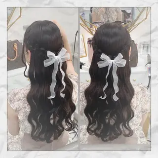 ロング ヘアアレンジ ヘアセット/着付け 𓇼 松本 夏美𓇼のヘアスタイル