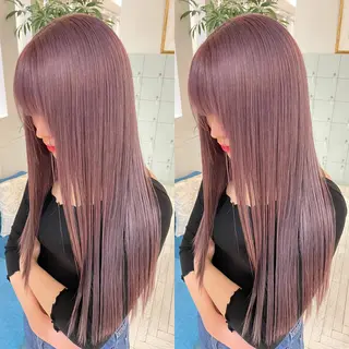 ロング カラー 💜ハイトーン💛 マジカルかいちゃんのヘアスタイル