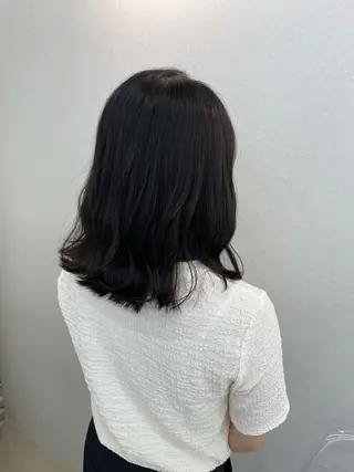 ミディアム カラー 透明感カラー 🩰あさのヘアスタイル