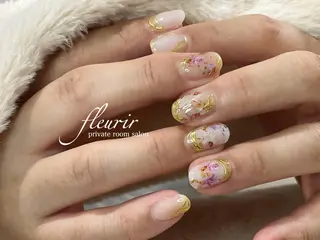 ネイル フルリール 【プライベートサロンのネイルデザイン