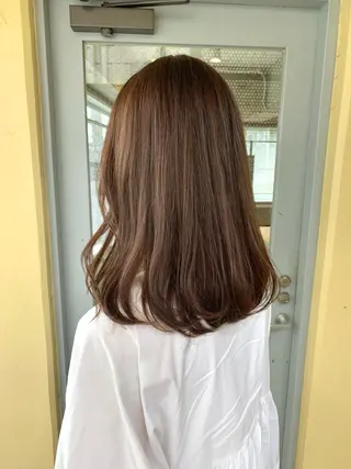 セミロング カラー 髪質改善period.所属・いしかわまい🎀 髪質改善特価サロンのヘアスタイル