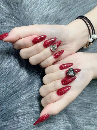 ミディアム ネイル 《LB》ラブリエ Nail&eyeのマツエク・マツパデザイン