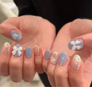 ネイル Momone ／渋谷／パラジェルのネイルデザイン