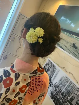 ヘアアレンジ ヤマダ サクラのヘアスタイル