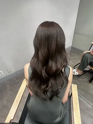 ロング 艶あり暖色カラー🌈 カラー診断あゆみのヘアスタイル