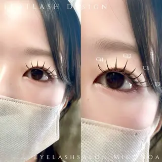 マツエク・マツパ MicoNoa所属・MicoNoa Asamiのマツエク・マツパデザイン